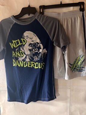 Boys PJ set Tee & Short L 12/14